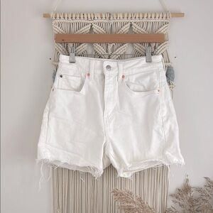 H&M White Denim Shorts